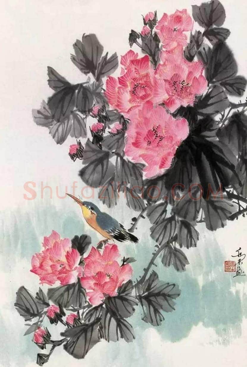 乔木花鸟作品欣赏 | 书画百科