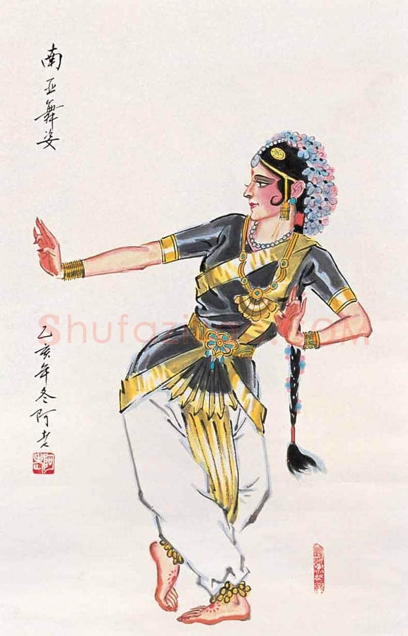 阿老人物画作品欣赏 | 书画资料