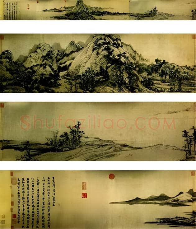 中国十大传世名画之元·黄公望《富春山居图》 | 书画资料