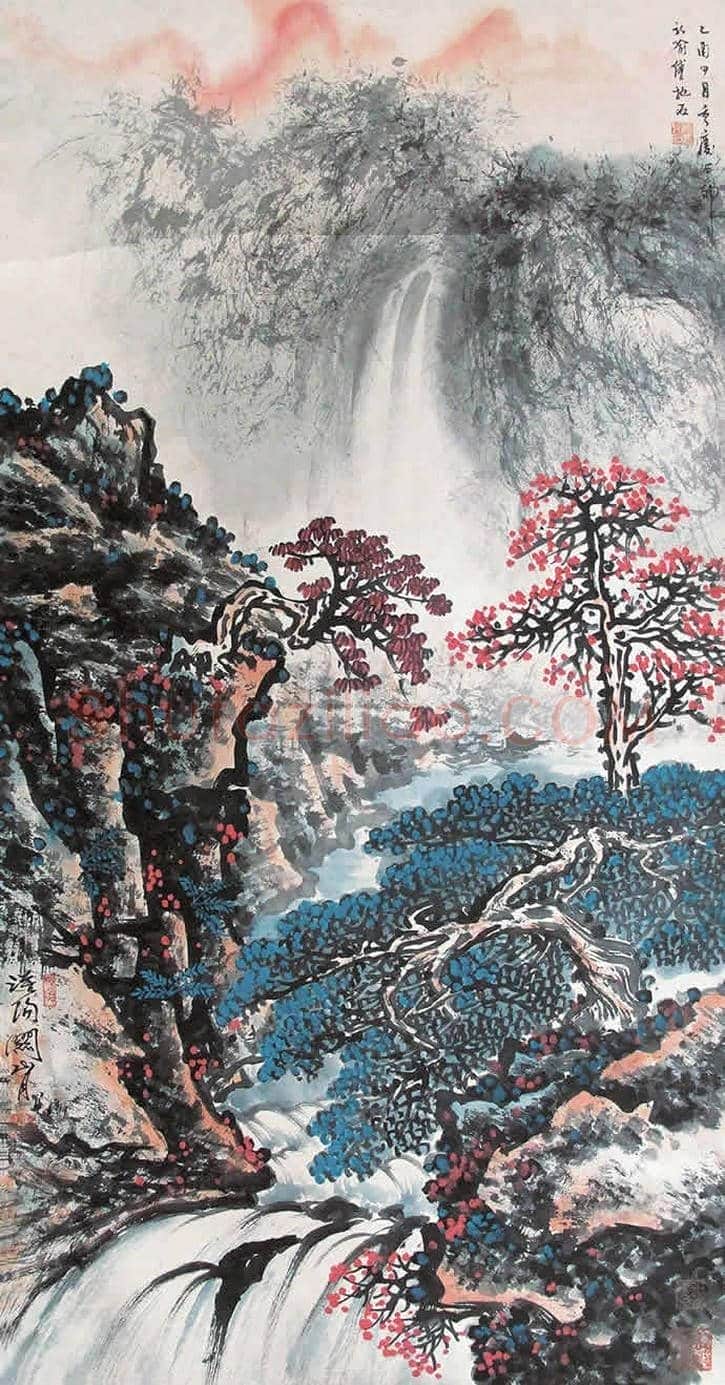 傅抱石关山月合作作品欣赏及拍卖 | 书画资料