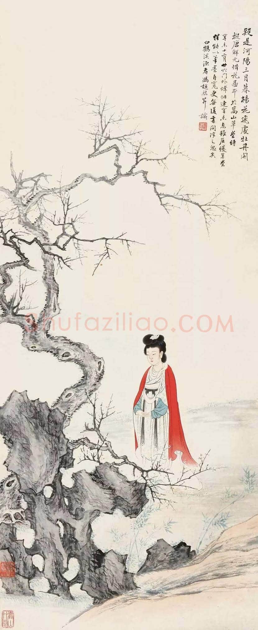 冯超然仕女画欣赏 | 书画常识