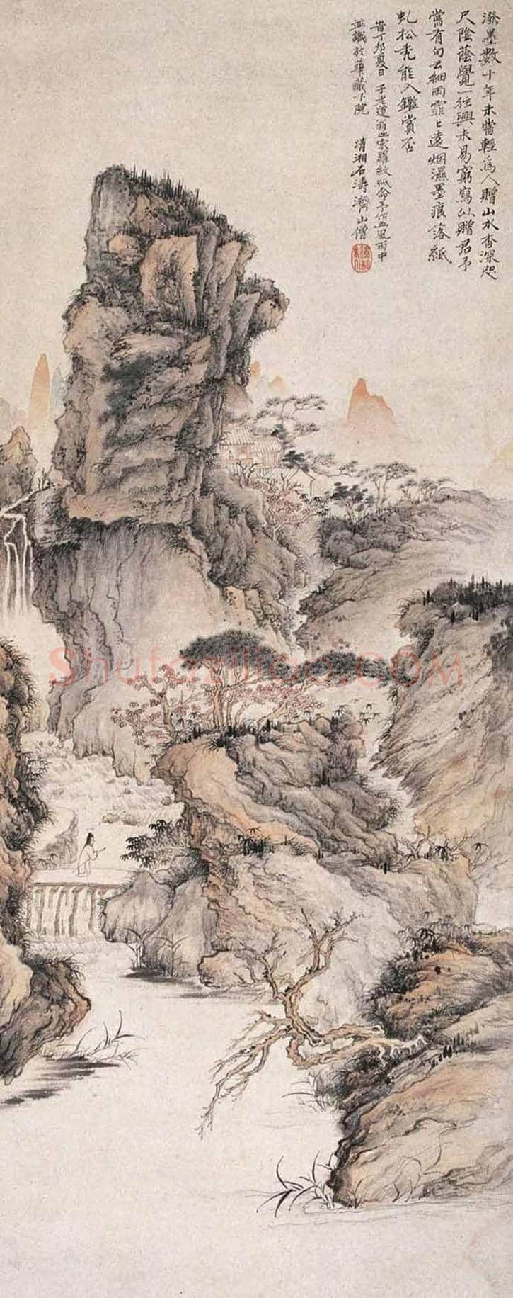 石涛山水画精品欣赏 | 书画常识