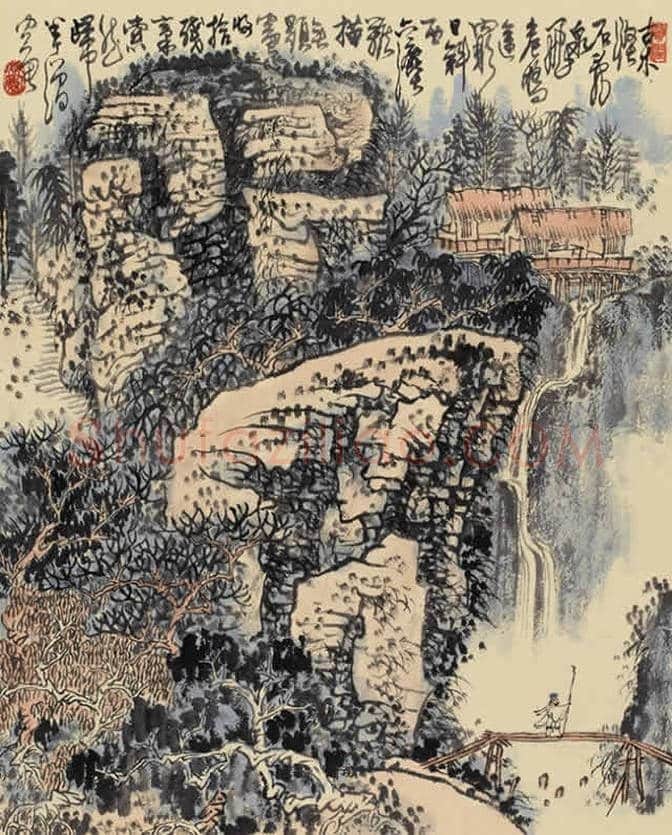 绘画奇人黄秋园作品欣赏(100幅) | 书画百科
