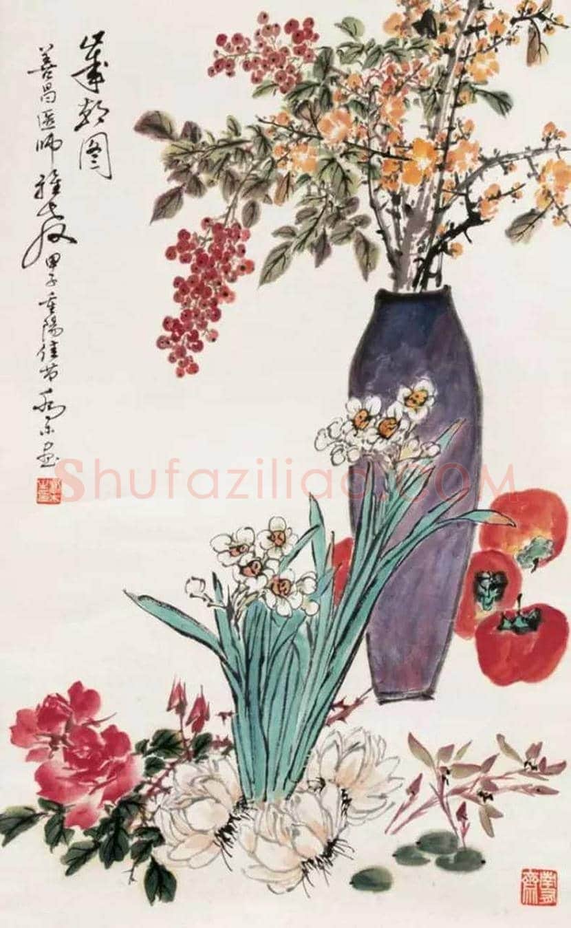 乔木花鸟作品欣赏 | 书画百科