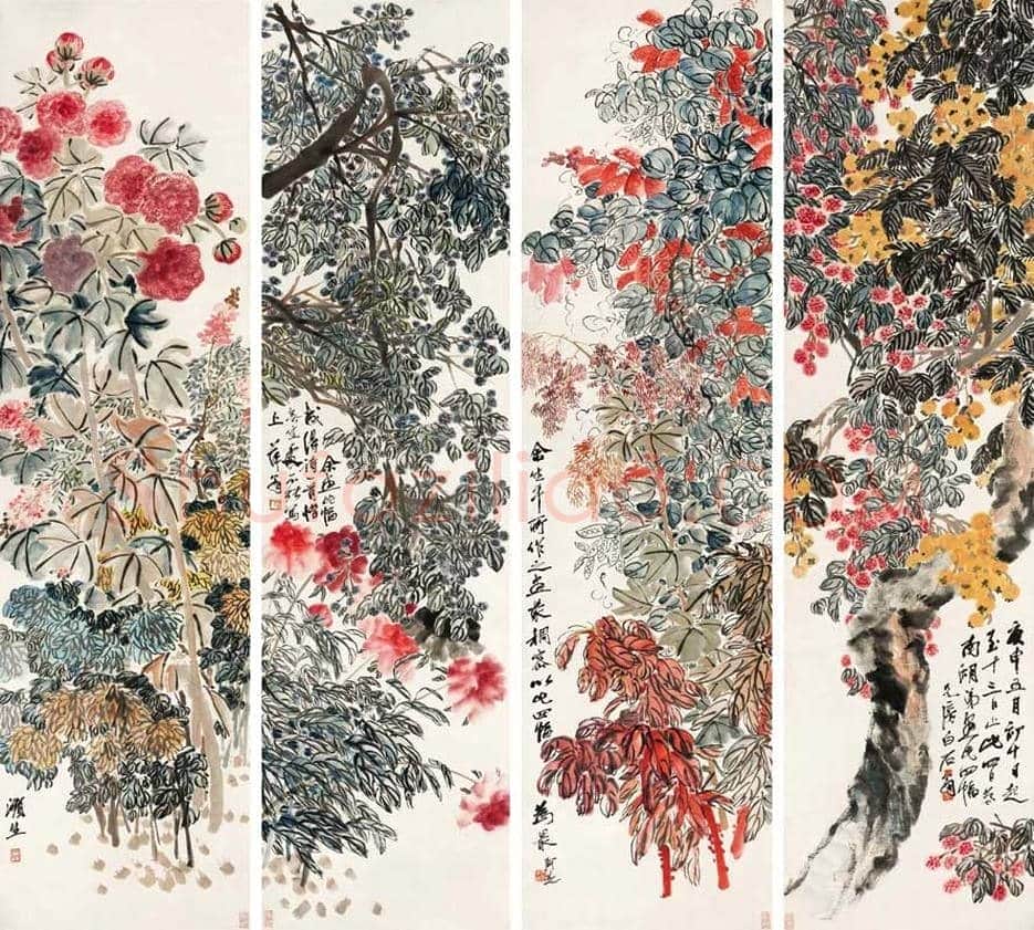 齐白石拍卖最贵的花鸟画都有哪些？ | 书画百科