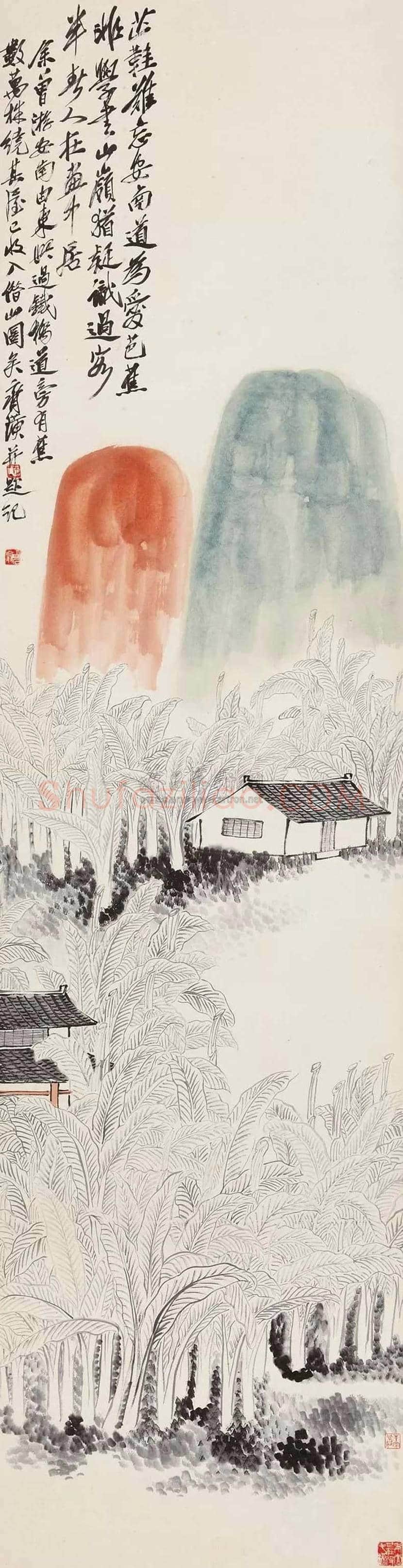 齐白石山水画成交价格Top20 | 书画资料
