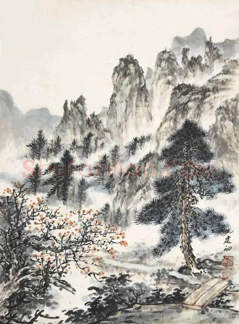 萧建初作品欣赏 | 书画学堂