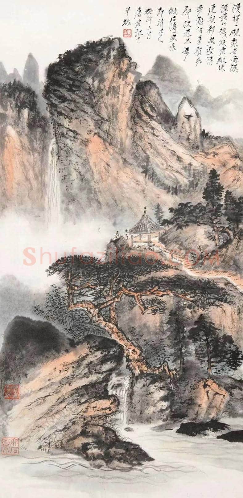 唐云山水画作品欣赏 | 书画讲解
