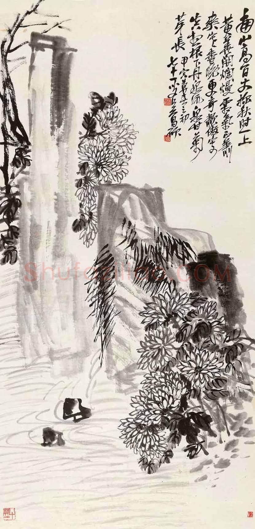吴昌硕笔下的菊花 | 书画讲解