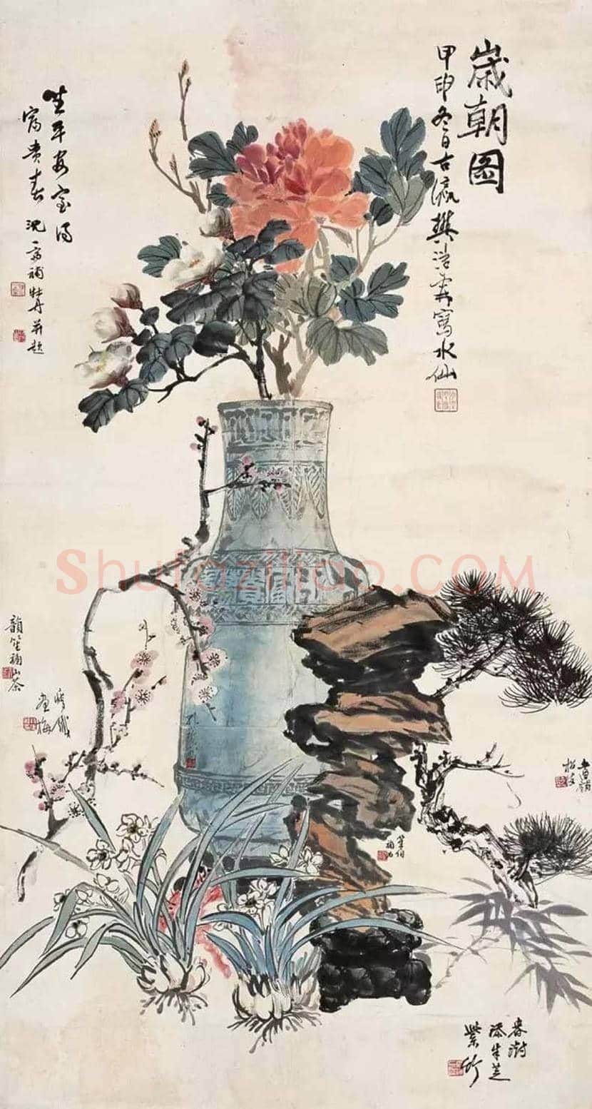 孔小瑜博古画欣赏 | 书画百科