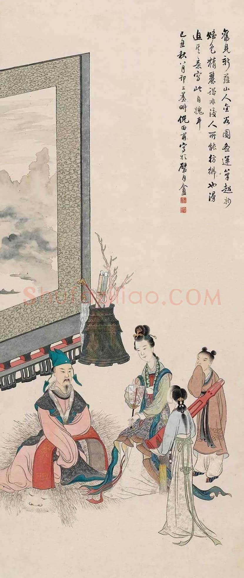 晚清画家｜倪田作品欣赏 | 书画学堂