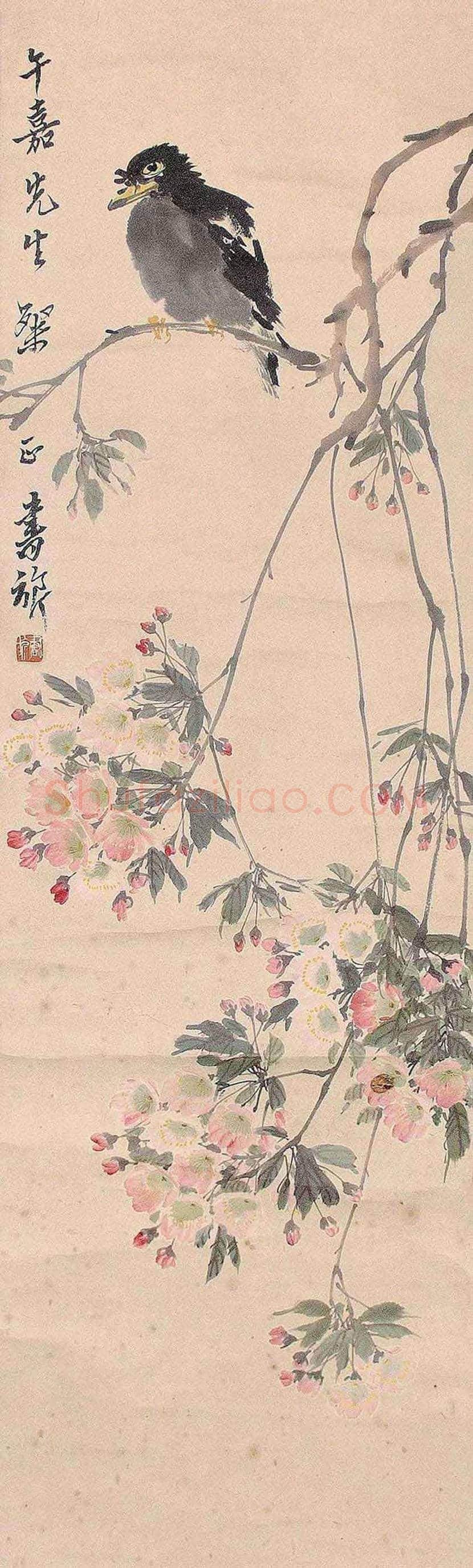 张书旂花鸟画作品欣赏 | 书画讲解