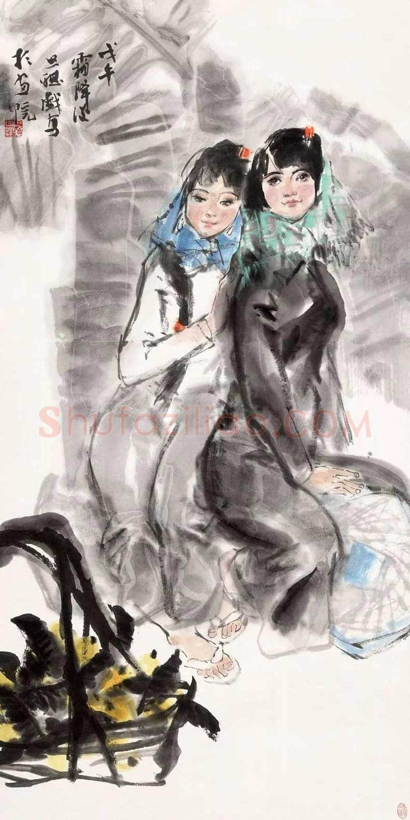 周思聪人物画作品欣赏 | 书画讲解