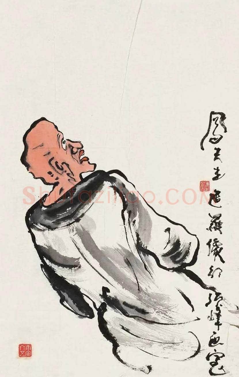 吕凤子人物画作品欣赏 | 书画百科