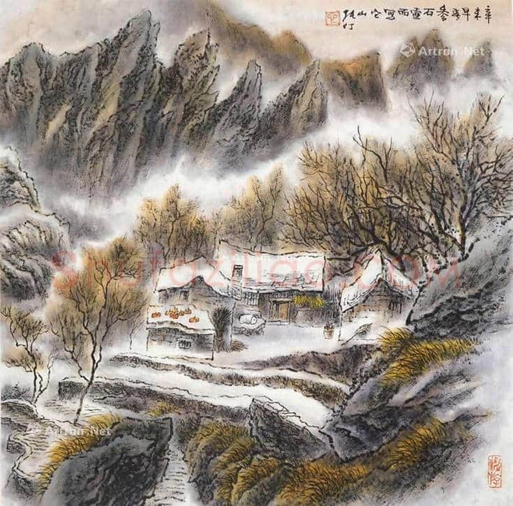 张仃水墨画作品欣赏 | 书画科普