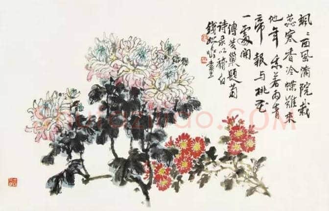 钱松喦花鸟画欣赏【20幅】 | 书画文摘