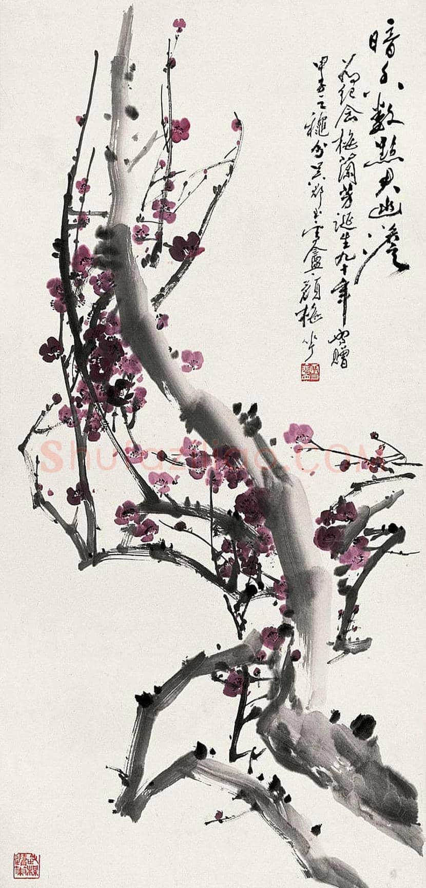 颜梅华花鸟作品欣赏 | 书画知识