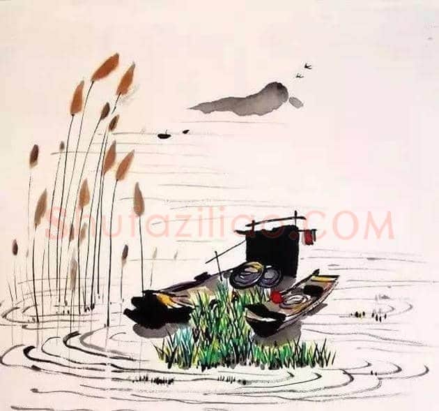 吴冠中笔下的船，充满着诗情画意 | 书画百科