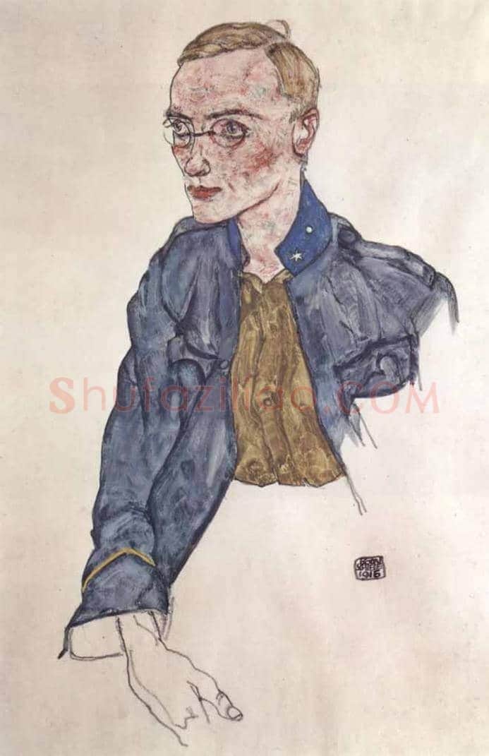 埃贡·席勒作品欣赏 | 书画学堂