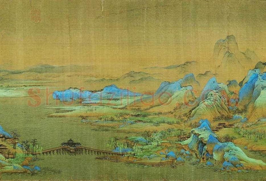 北宋王希孟《千里江山图卷》欣赏 | 书画学堂