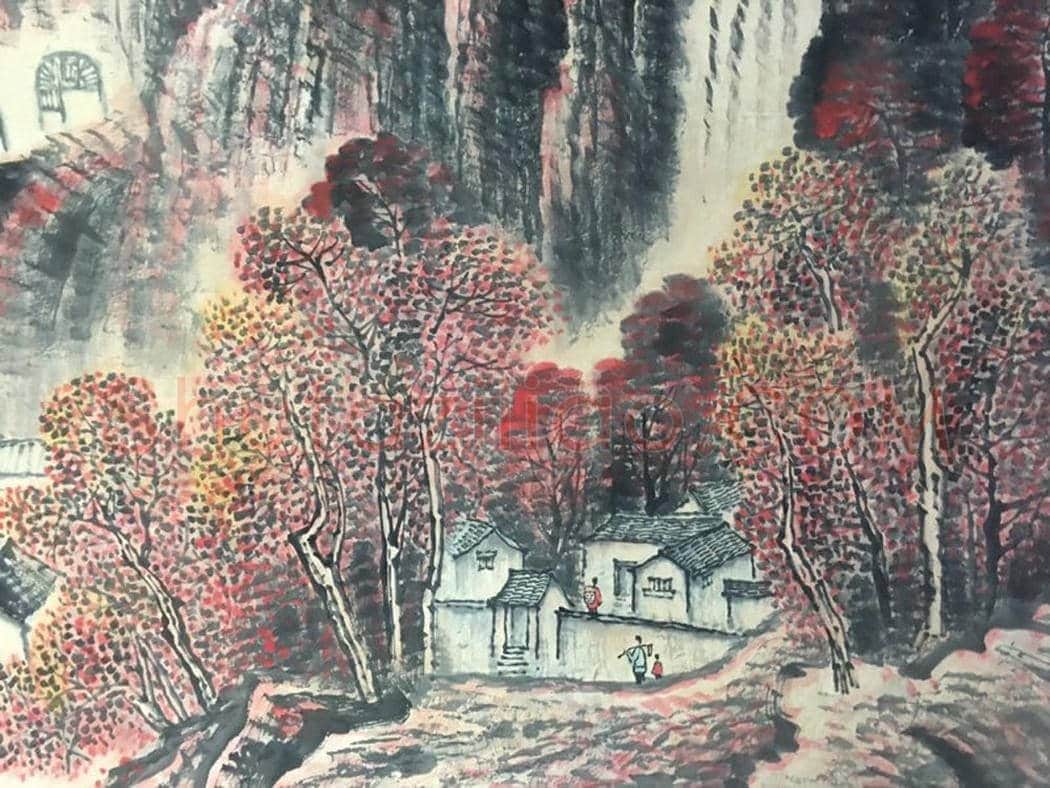 石鲁馆级藏品《陕北金秋》，史诗般经典力作 | 国画鉴赏