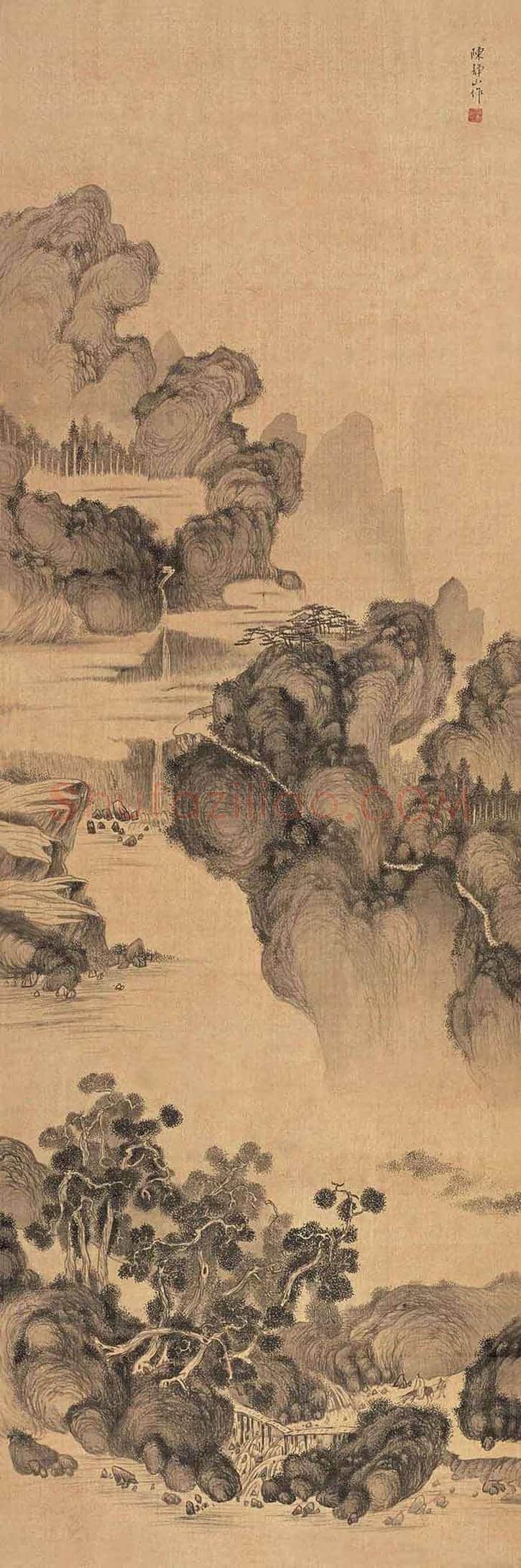陈半丁山水画欣赏 | 书画知识