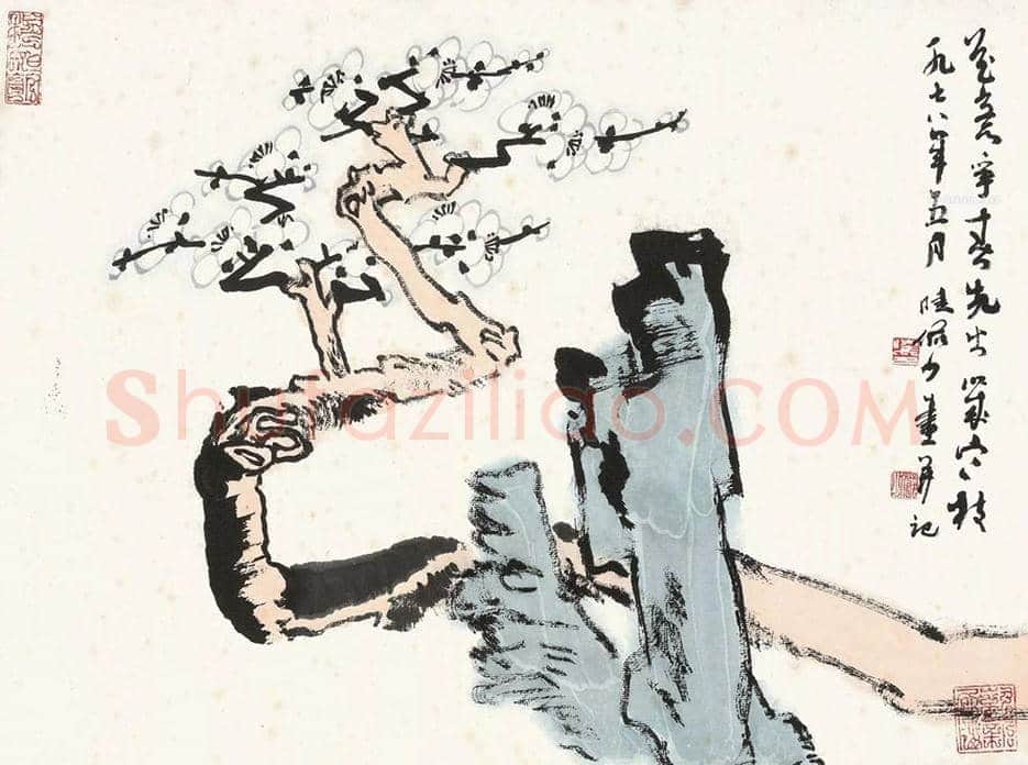 陆俨少梅花作品欣赏 | 书画知识