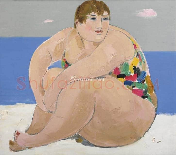 吴冠中人体绘画拍卖及欣赏 | 书画资料