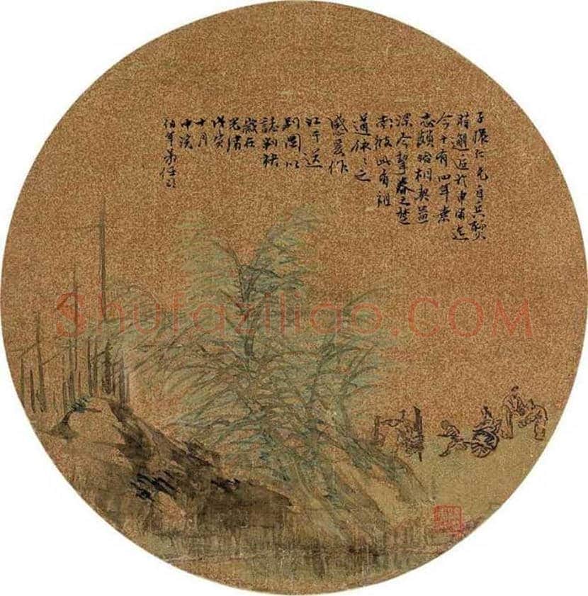 任伯年扇面作品欣赏 | 书画资料