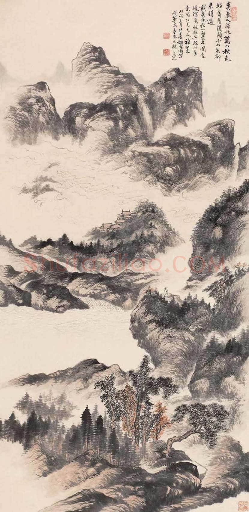 胡佩衡山水画作品欣赏 | 书画知识
