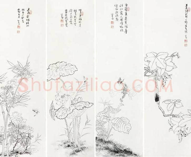 溥儒花卉作品欣赏 | 书画知识
