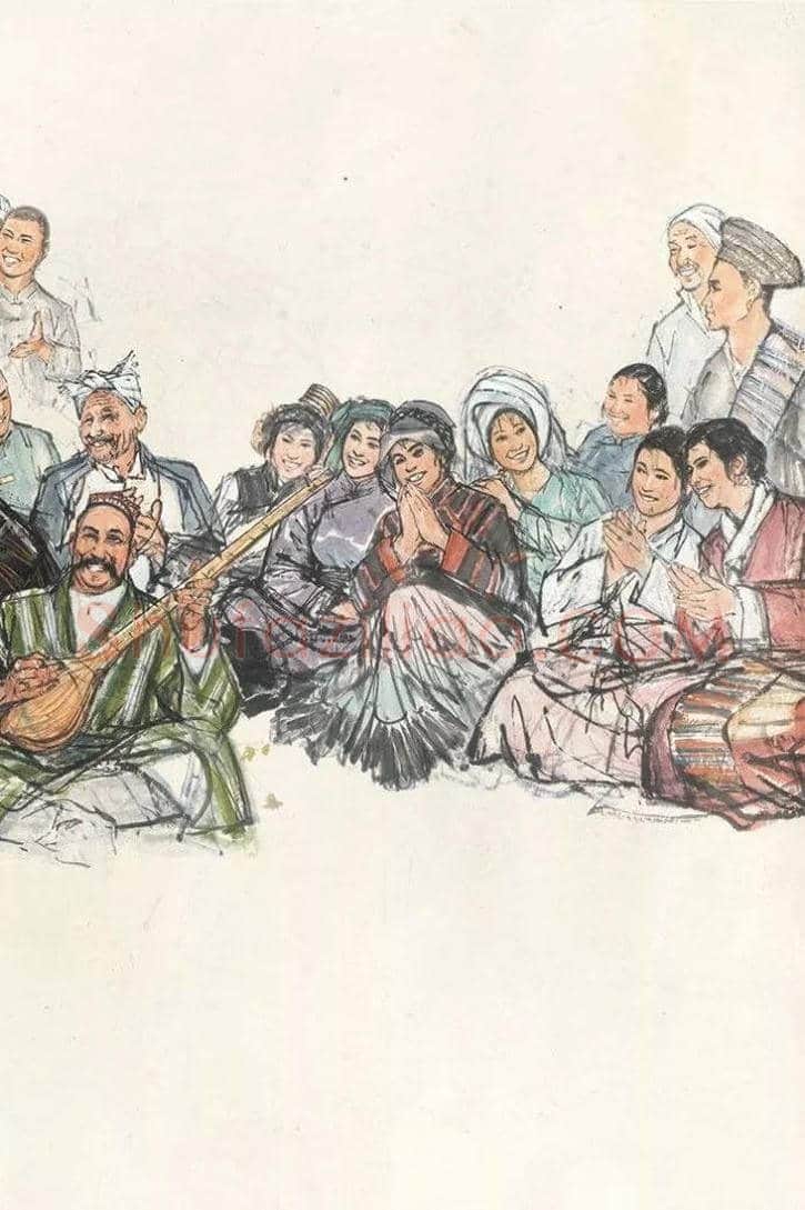 黄胄高清作品欣赏,喜欢书画者不可错过! | 书画常识