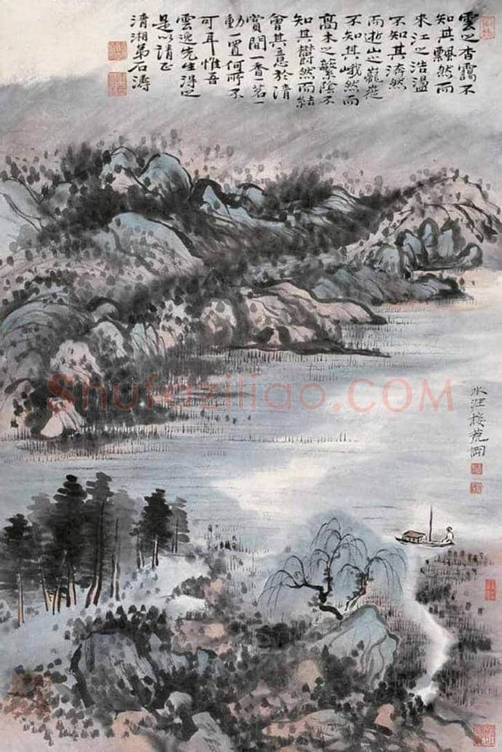 石涛山水画精品欣赏 | 书画常识
