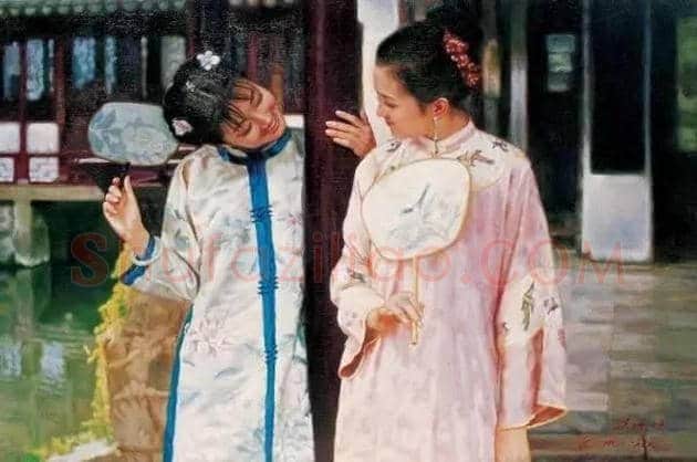陈逸鸣笔下的女人,也极具东方神韵! | 书画资料