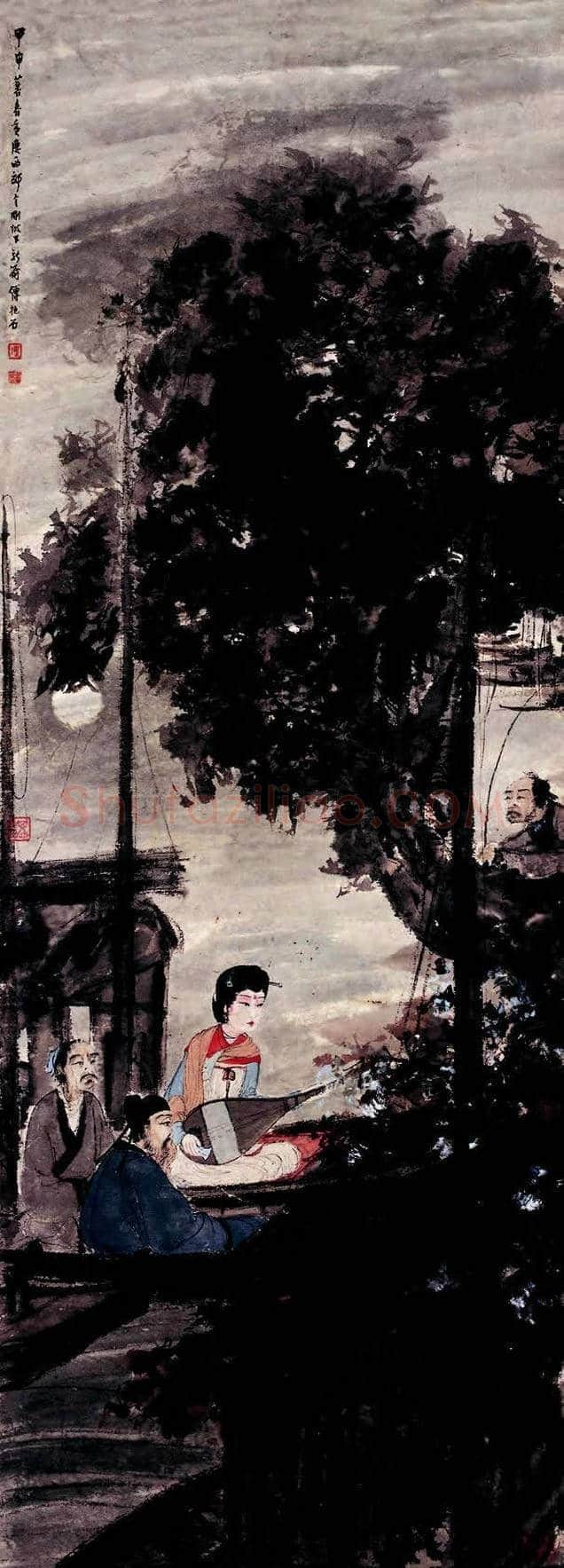 傅抱石人物画大全 | 书画学堂