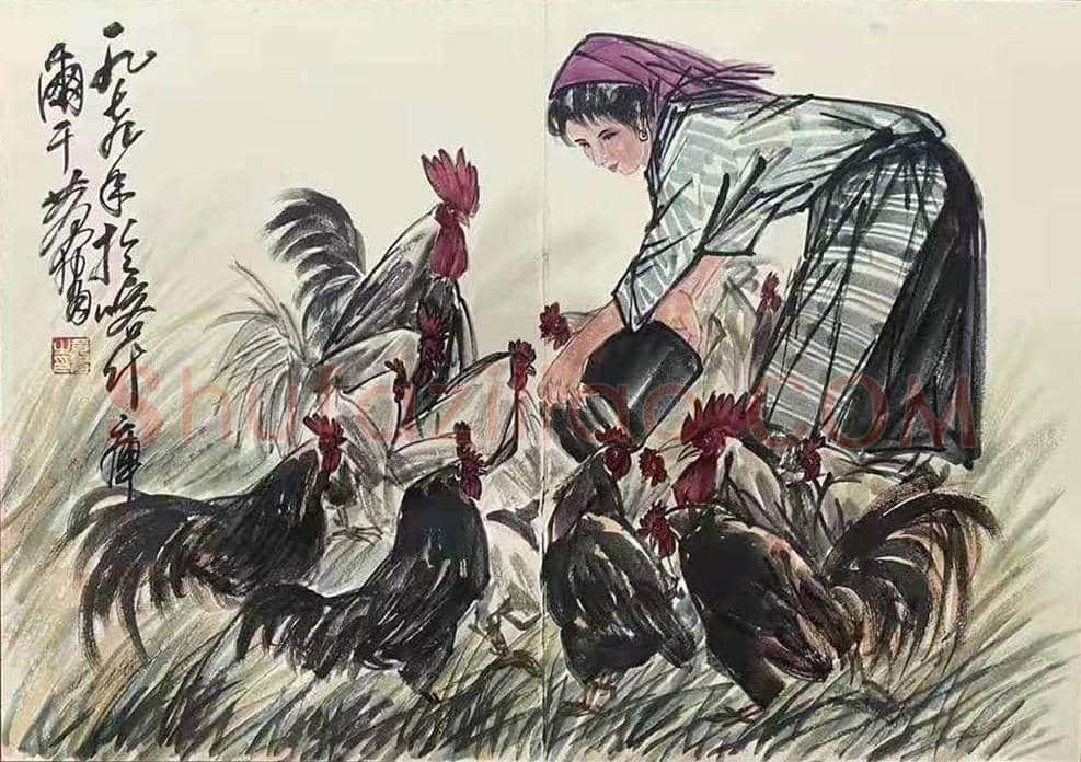 黄胄精品《人物集册》，惊艳面世 | 国画赏析