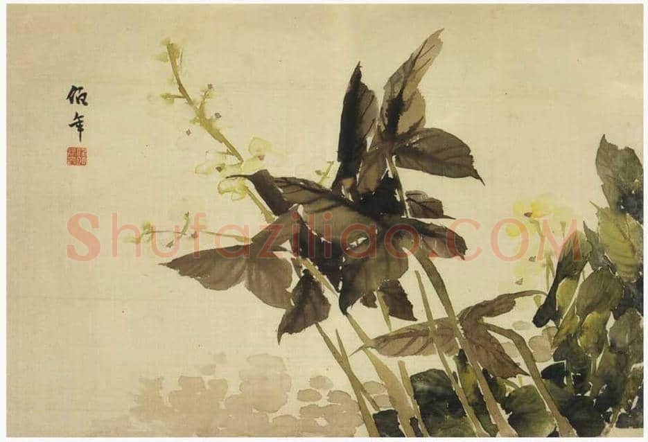 任伯年《花卉册页》欣赏 | 著名国画图片