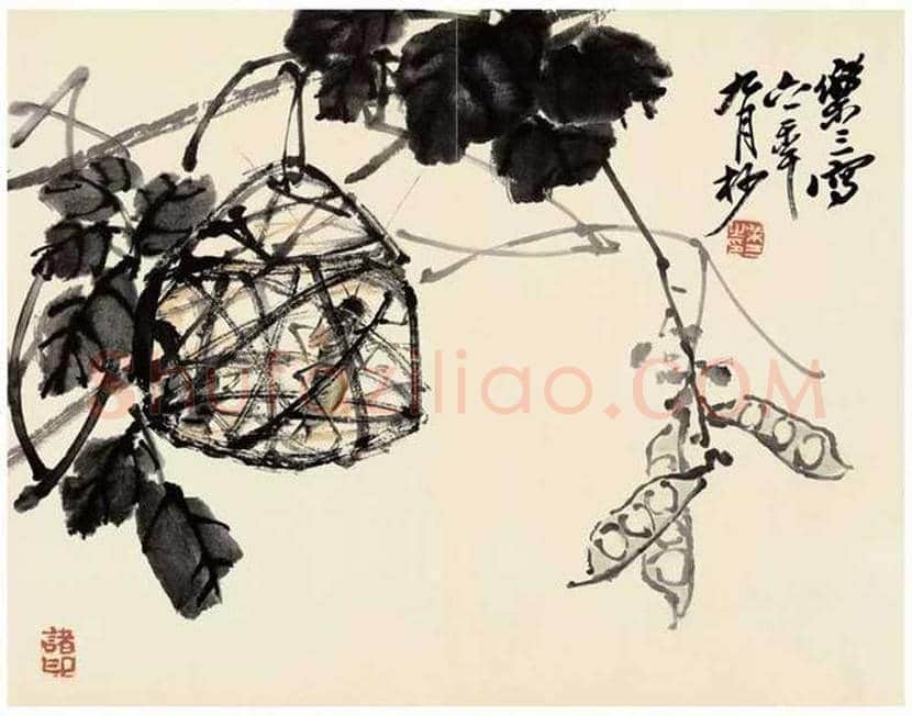 诸乐三国画作品欣赏 | 书画百科