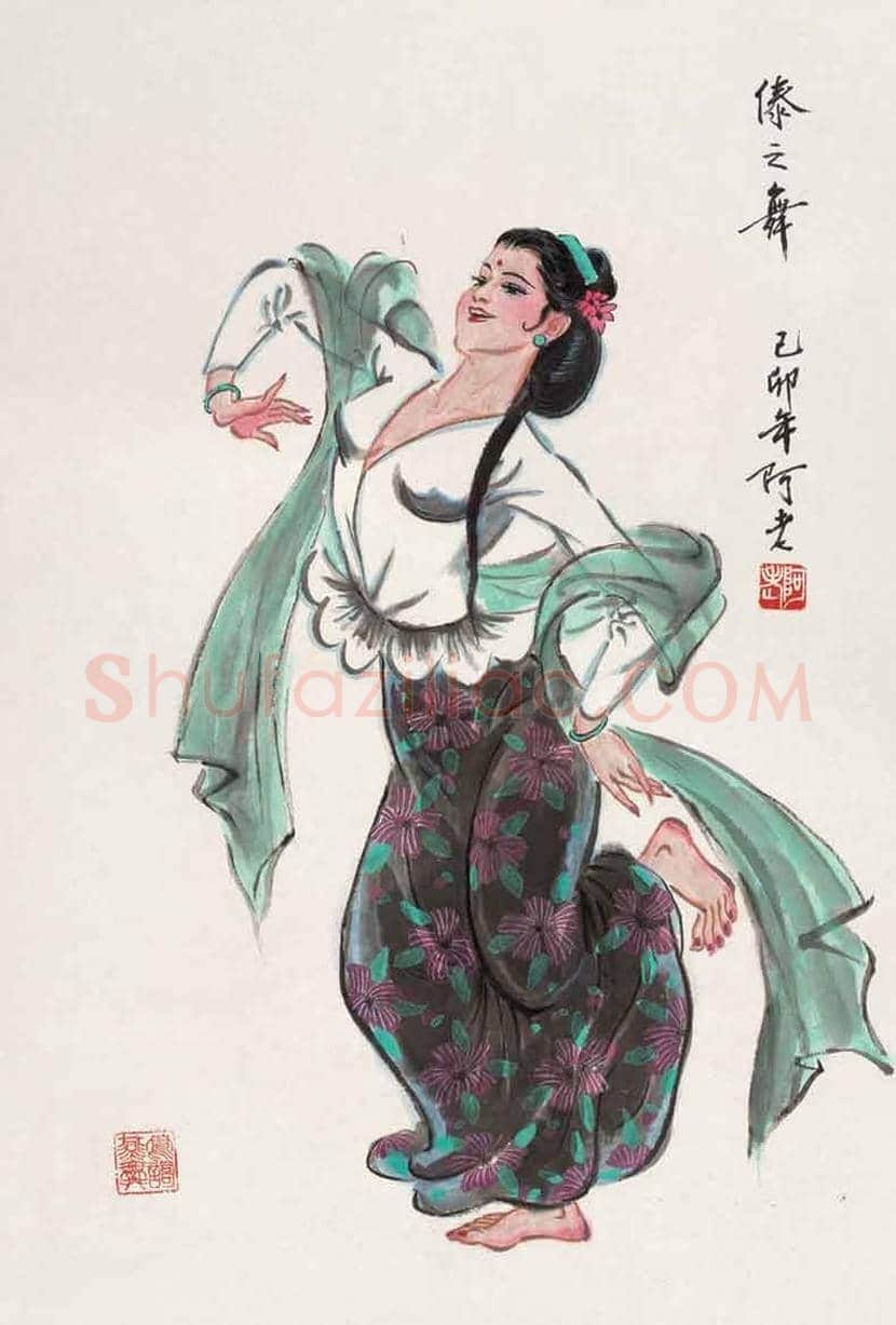 阿老人物画作品欣赏 | 书画资料