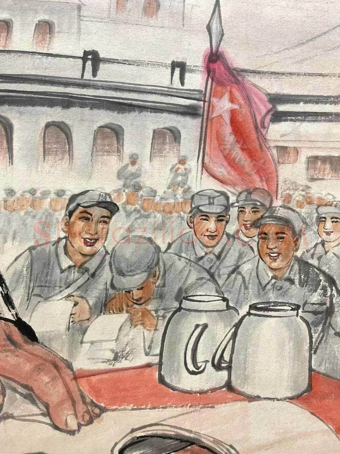 刘文西巨制《毛主席在抗大》,经典再现 | 国画欣赏
