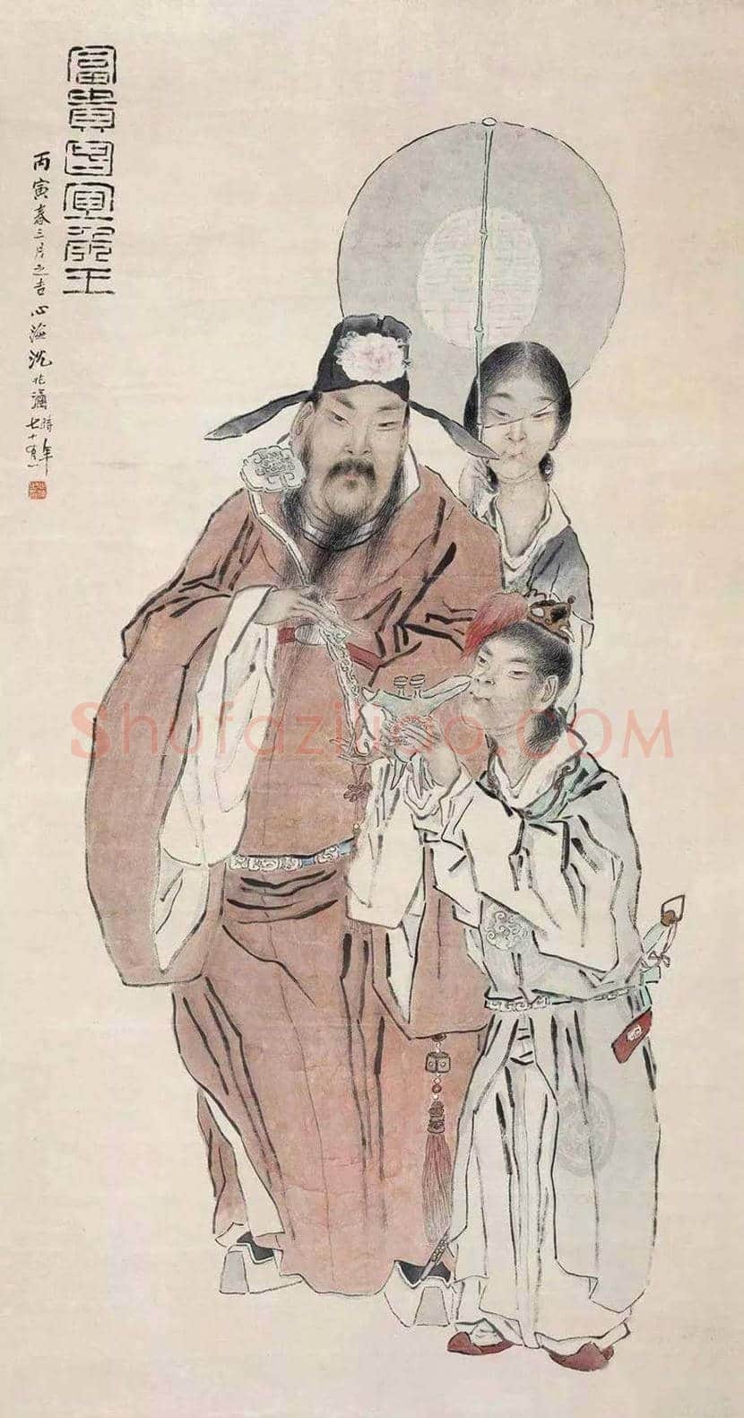 沈心海人物画作品欣赏 | 书画文摘