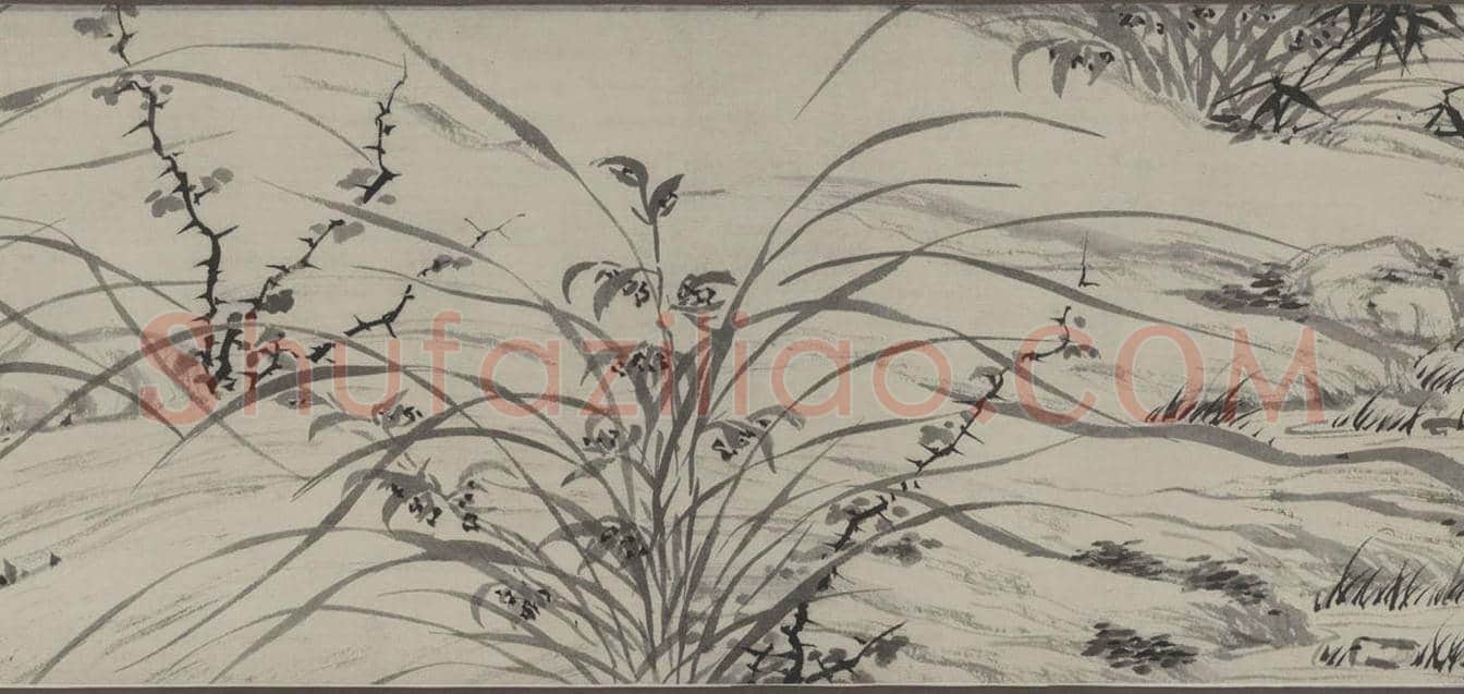文徵明《漪兰竹石图卷》欣赏 | 书画科普