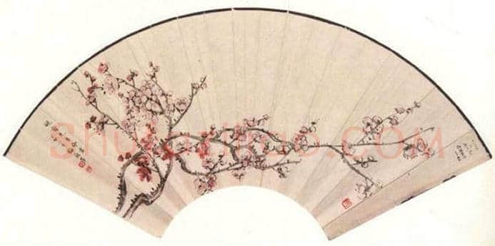 梅兰芳花鸟扇面欣赏,清丽秀雅! | 书画百科