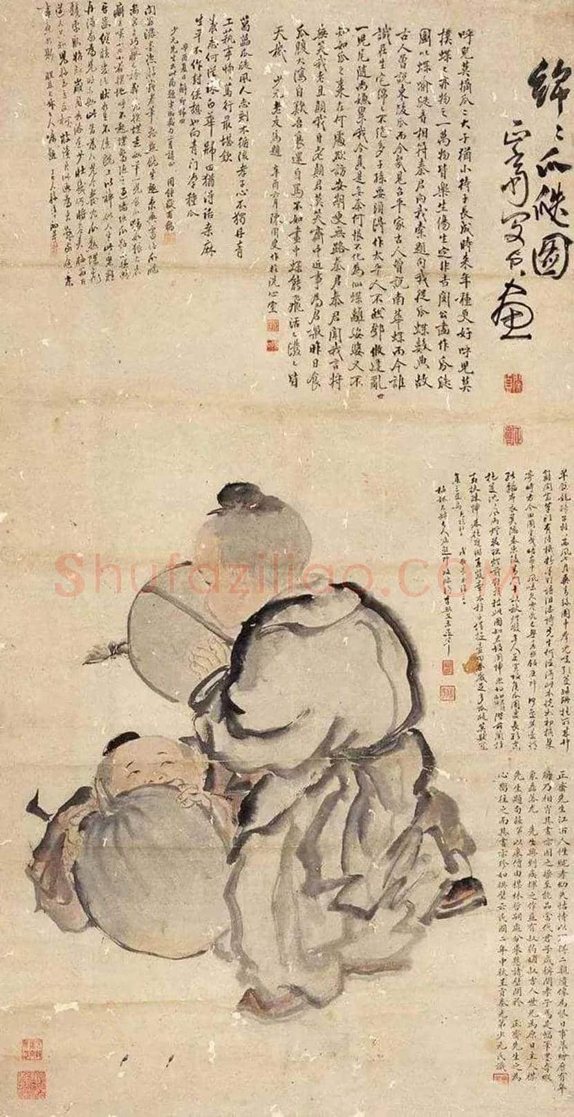 闵贞人物画欣赏 | 书画知识