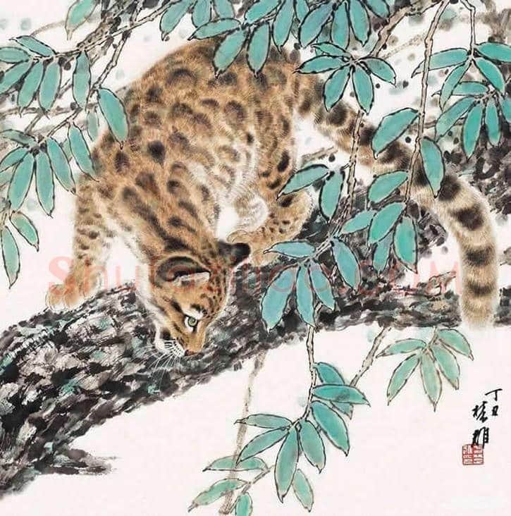 方楚雄工笔动物欣赏,很有乡土气息 | 书画资料