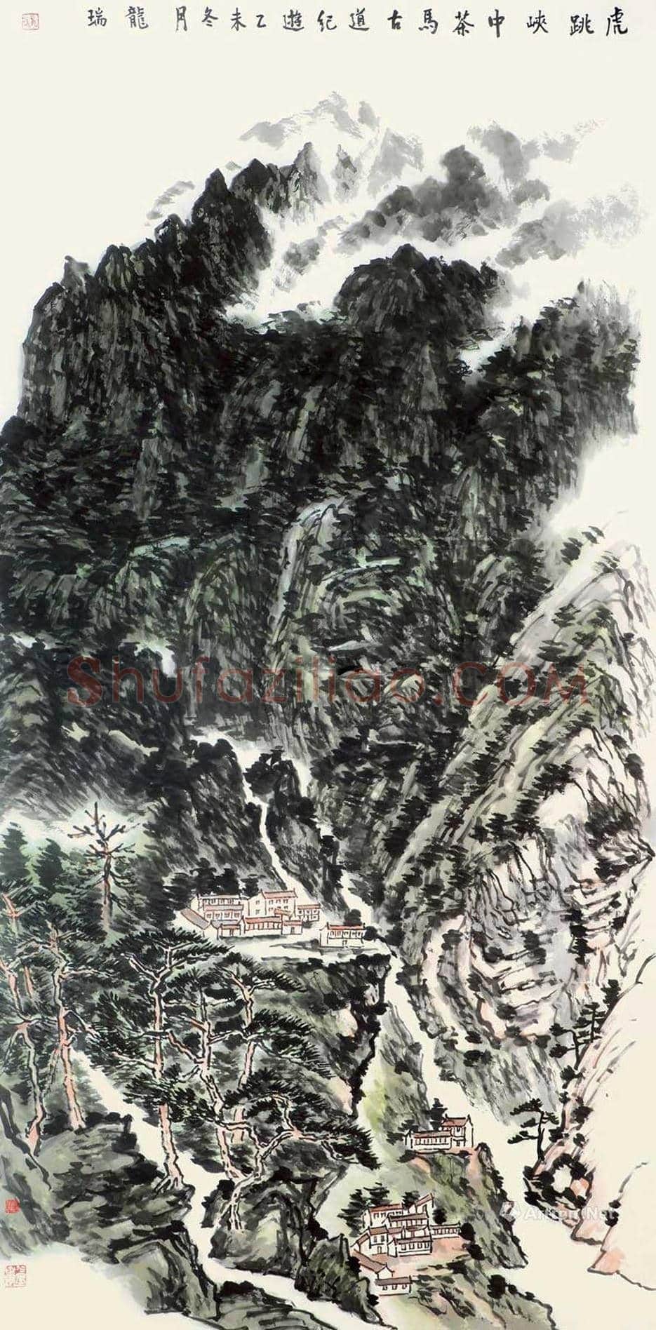龙瑞山水画拍卖价格,多少钱一平尺? | 书画学堂