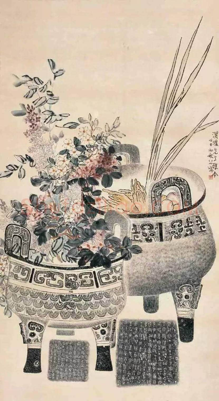 孔小瑜博古画欣赏 | 书画百科