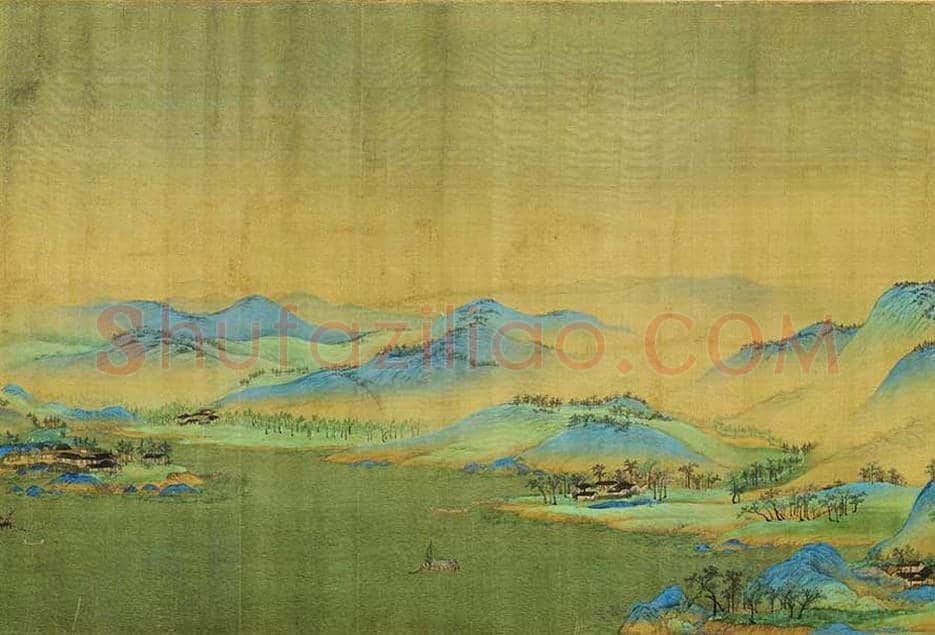 北宋王希孟《千里江山图卷》欣赏 | 书画学堂