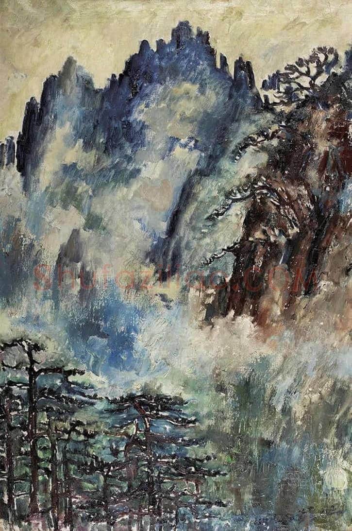 刘海粟泼彩画作拍卖价格 | 书画学堂