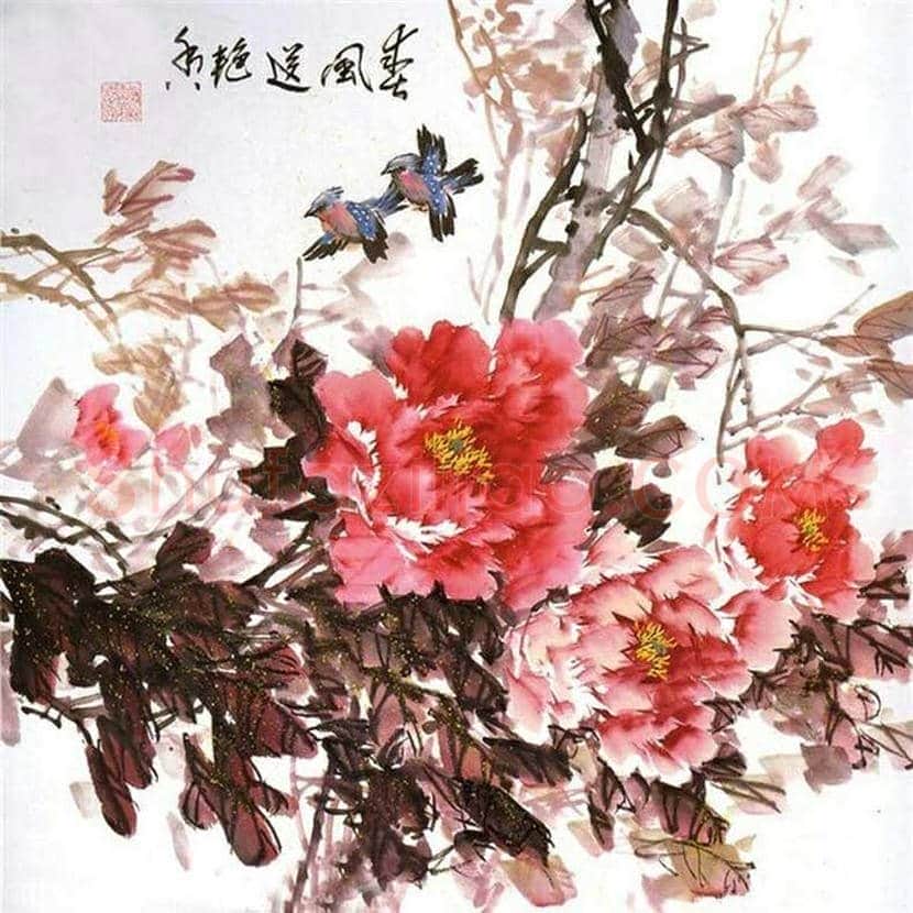 张锡武牡丹作品欣赏 | 书画资料